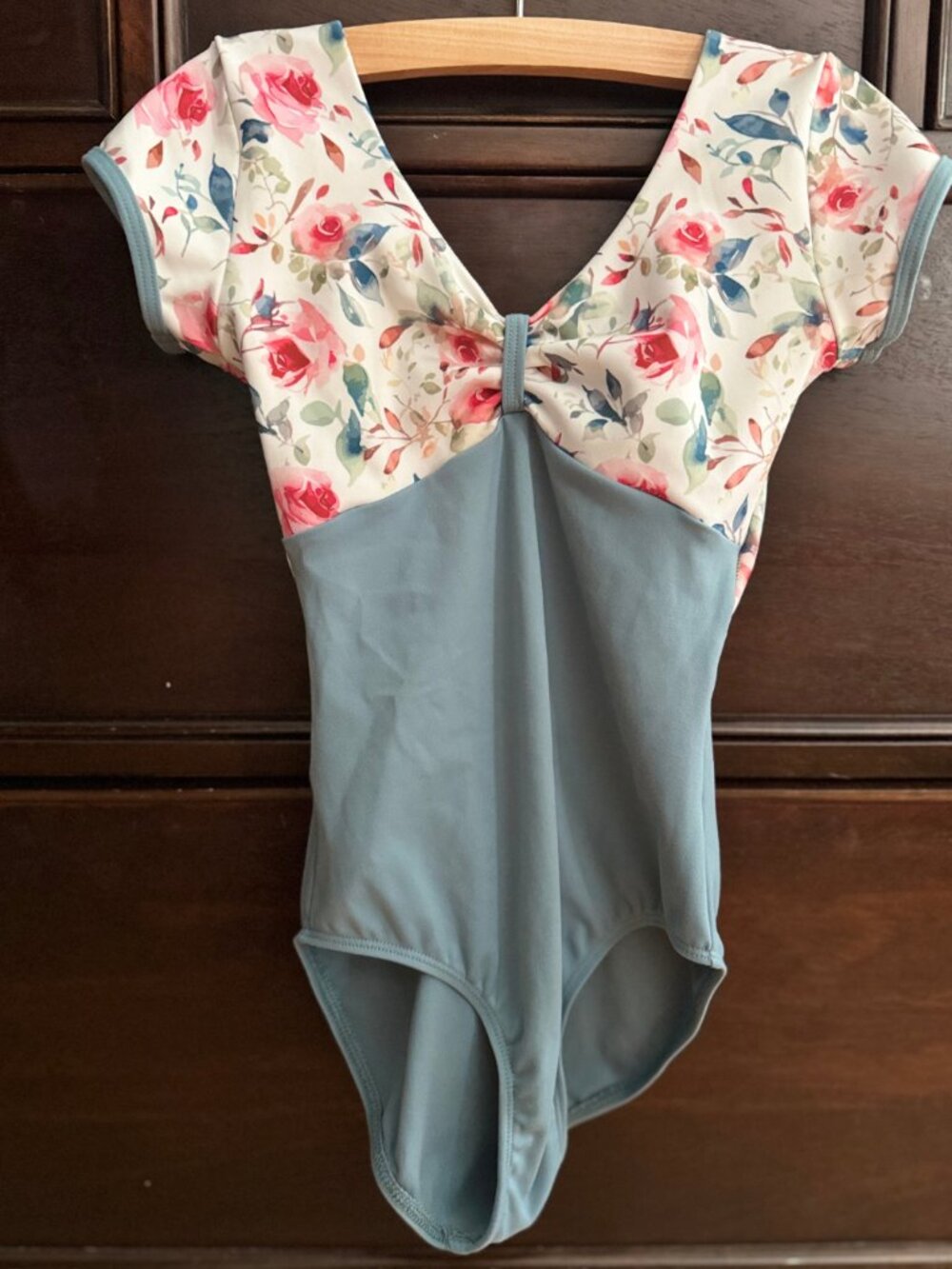 Floral Leotard - Like Eleve- Energeticks Fits Like XS